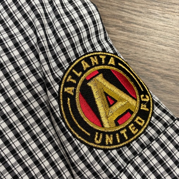 Antigua Black Atlanta United FC Soccer Shirt L - Picture 4 of 4